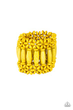 Load image into Gallery viewer, Barbados Beach Club - Yellow Wood Bracelet
