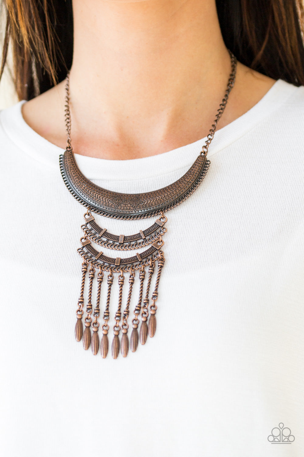 Eastern Empress - Copper Necklace