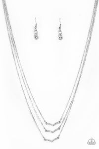 Paparazzi Accessories Pretty Petite - White Necklace