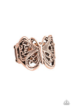 Load image into Gallery viewer, All Aflutter - Copper Butterfly Ring
