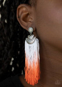 Paparazzi Accessories DIP It Up - Brown Earrings