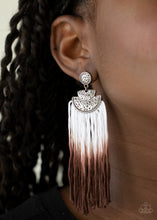 Load image into Gallery viewer, Paparazzi Accessories DIP It Up - Brown Earrings
