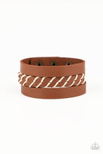 Load image into Gallery viewer, Backroad Bounty - Brown Leather Bracelet
