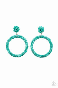 Be All You Can BEAD - Turquoise Seed Bead Earrings