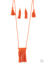 Load image into Gallery viewer, Paparazzi Accessories Between You and MACRAME - Orange Necklace
