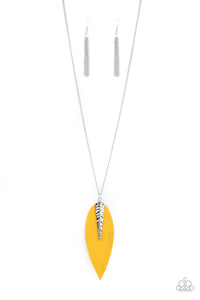 Paparazzi Accessories Quill Quest - Yellow Necklace
