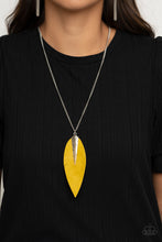Load image into Gallery viewer, Paparazzi Accessories Quill Quest - Yellow Necklace
