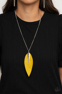 Paparazzi Accessories Quill Quest - Yellow Necklace