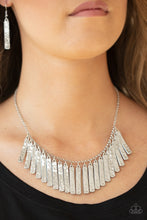 Load image into Gallery viewer, Metallic Muse - Silver Necklace
