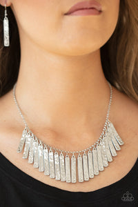 Metallic Muse - Silver Necklace