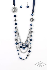 All The Trimmings - Blue Pearls Necklace