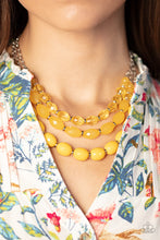 Load image into Gallery viewer, Tropical Hideaway - Yellow Necklace Set
