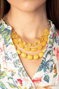 Tropical Hideaway - Yellow Necklace Set